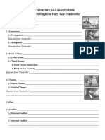 Worksheet of Prose Analysis