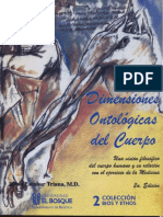 Dimensiones Ontologicas Del Cuerpo