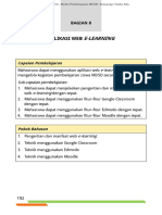 Teknik Menggunakan Aplikasi Web E Learni