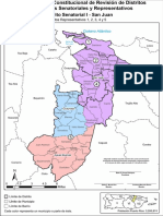 Distritos Senatoriales Según El Nuevo Mapa Electoral