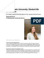 Royal Roads University: Student Life On Campus: Sarah B Groot Professional Communications