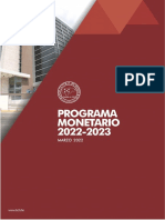 Programa Monetario 2022-2023