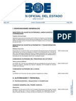 Boletín Oficial Del Estado: I. Disposiciones Generales