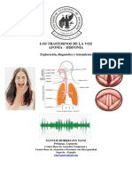 Los Trastornos de La Voz Afonia Disfonia