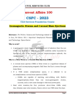 Article 72 - Geomagnetic Storms and Coronal Mass Ejections