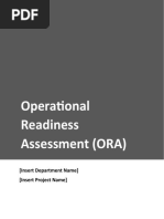 Operational Readiness Checklist Guide | PDF