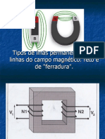 Tipos de ímãs permanentes e motor de indução CC