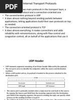 UDP and TCP