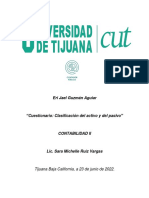 CUESTIONARIO Clasificacion Del Activo y Del Pasivo