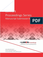 Manuscript Submission Manual LUMEN Proceedings 2022 GFP