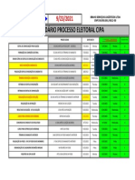 Calendário eleitoral CIPA com prazos legais e datas corretas