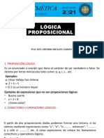 Matematica 5to - Semana 1 - Logica Proposicional