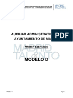 Ayto Madrid Examen Modelo D 2021