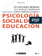 Psicología Social de La Educación - Ovejero Bernal, Anastasio