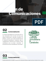 Plan de Comunicaciones Cámara Inmobiliaria de Carabobo