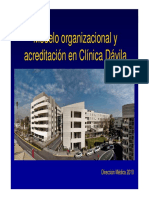 Modelo Organizacional CLINICA DAVILA