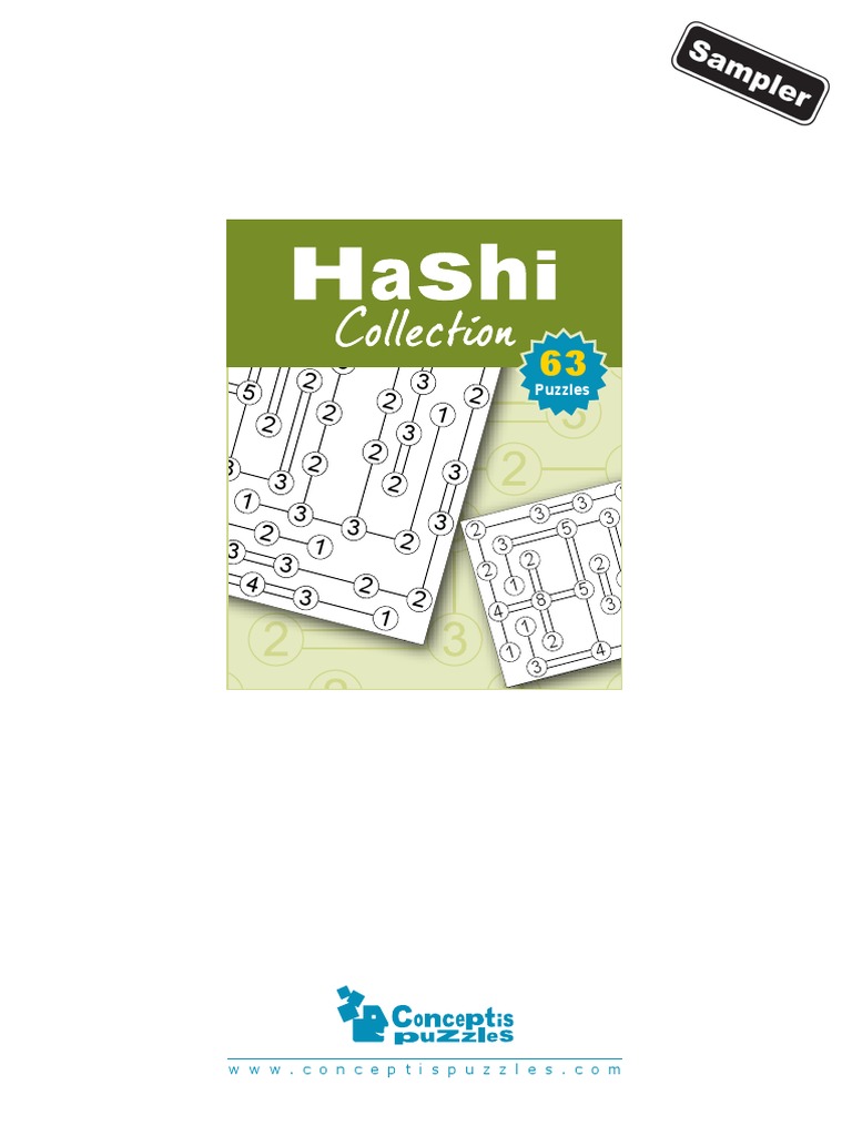 Hashi Puzzle Collection and Rules | PDF