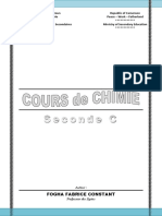 Cours de Chimie Seconde C Cameroun