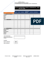 F-sh-16-Ti Check List para Revisión y Mantenimiento de La Maquinaria, Equipo y Herramientas.