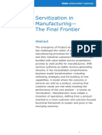 Servitization in Manufacturing - The Final Frontier