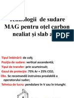 20Tehnologii  de sudare MAG pentru oţel carbon nealiat