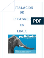 Instalación Del PostgreSQL en Linux