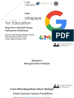 Modul Pelatihan Guru SD Google Workspace For Education 2021
