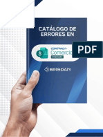 Catálogo de Errores en El Sistema de Comercial Premium Brisdan