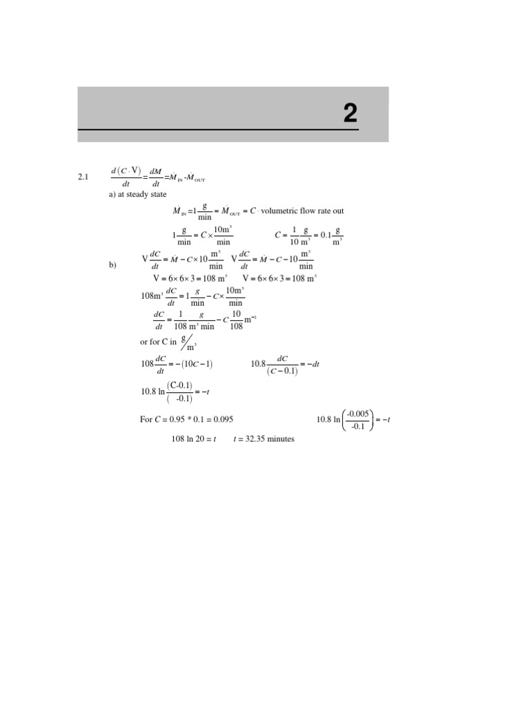 2.1 A) at Steady State G 1 Volumetric Flow Rate Out Min G 10m 1 G 1 0 ...