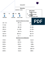 Guía #4 Lectura y Matematica Reforzamiento