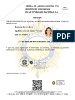 Antecedent e Policial