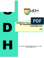 Curriculo y Plan de Estudios 2015 Ingenieria Civil