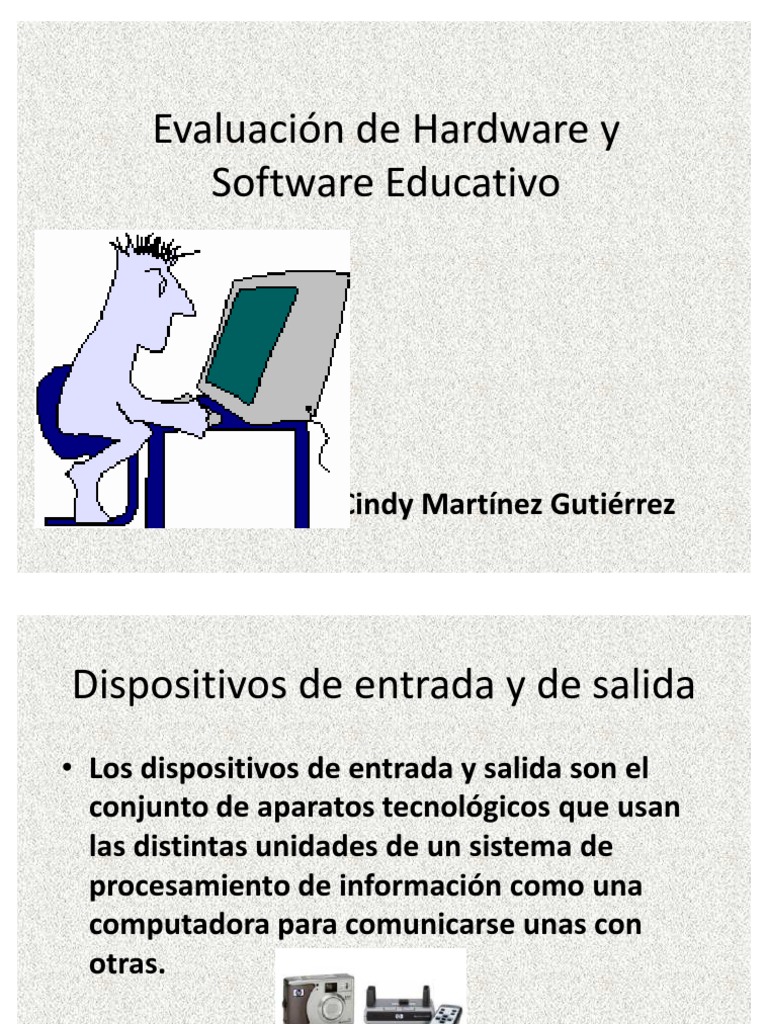 Evaluación de Hardware Educativo | PDF | Periférico | Hardware de la ...