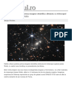 Tech - Stiinta - Nasa Facut Publica Imagine Stiintifica Obtinuta Telescopul Spatial James Webb 1 - 62cccfa05163ec427188d308 - Index