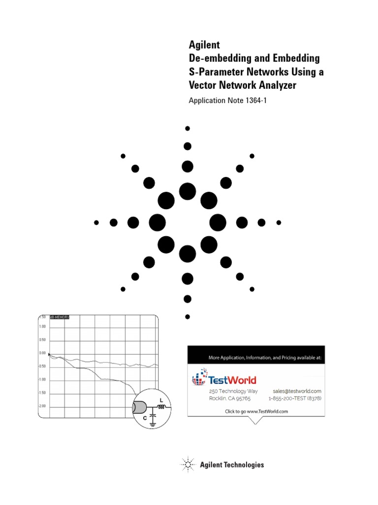De Embedding and Embedding S Parameter Networks Using A Vector Network ...