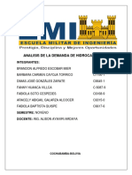 ANALISIS DE LA DEMANDA DE HIDROCARBUROS - Trabajo Grupal - Cayoja