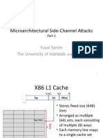 Microarchitectural Side-Channel Attacks: Yuval Yarom The University of Adelaide Data61