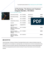 Wiley - Abnormal Psychology - The Science and Treatment of Psychological Disorders, 14th Edition - 978-1-119-36228-9