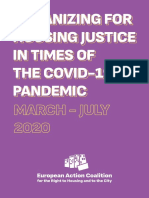 Organizing For Housing Justice in Times of The Covid-19 Pandemic
