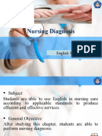Nursing Diagnosis: English Teaching Team