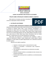 Projeto Ambu: seleção de alunos voluntários para extensão sobre autismo