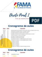 Direito Penal I - Conceitos Iniciais Até Princípios