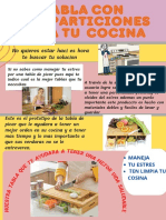 Poster Curso de Cocina Naranja Con Gris