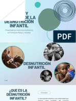 Signos y Síntomas de La Desnutrición Infantil