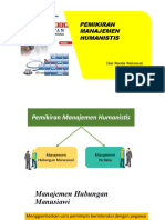 Diar Nanda Wulansari PEMIKIRAN MANAJEMEN HUMANISTIS