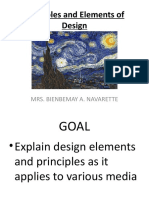 Principles and Elements of Design: Mrs. Bienbemay A. Navarette