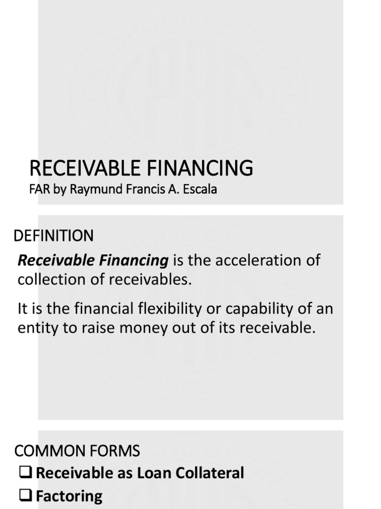 10 receivable financing for upload pdf factoring finance