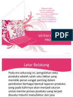 Sistem Informasi Produksi