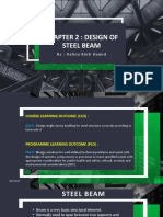 Chapter 2: Design of Steel Beam: By: Halina Binti Hamid