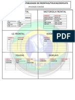 Compatibilidade de frontais, touchs e displays de smartphones